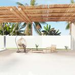 vidaXL Windscherm uittrekbaar 160x1200 cm crèmekleurig, Tuin en Terras, Zonneschermen, Verzenden, Nieuw