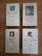 Dante ; Eugène Fromentin ; Chateaubriand ; Saint-Simon -