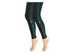 Dames legging - Katoen - Fluweel streep - Groen, Kleding | Dames, Leggings, Maillots en Panty's, Verzenden, Nieuw