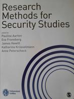 Research methods for security studies 9781529754094, Zo goed als nieuw