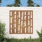 vidaXL Wanddecoratie tuin bamboe-ontwerp 55x55 cm, Verzenden, Nieuw