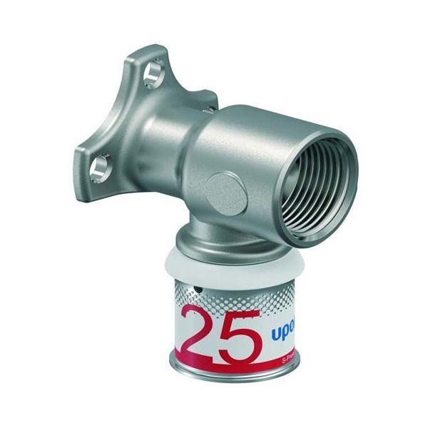 Uponor S-Press Plus muurplaat 3/4 binnendraad x 25 laag + f, Doe-het-zelf en Verbouw, Verwarming en Radiatoren, Verzenden