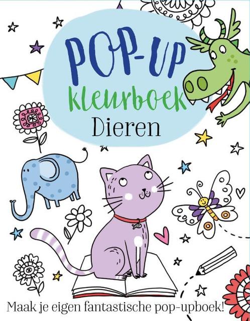 Pop-up Kleurboek Dieren 9789492616081, Boeken, Kinderboeken | Baby's en Peuters, Zo goed als nieuw, Verzenden