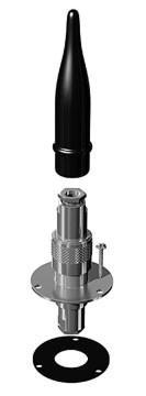 V-Tronix waterdicht stopkontakt 5 mm. RG58 coaxkabel., Ophalen of Verzenden, Nieuw, Zeilboot of Motorboot