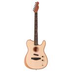 Fender American Acoustasonic Telecaster Natural met gigbag, Muziek en Instrumenten, Snaarinstrumenten | Gitaren | Elektrisch, Verzenden