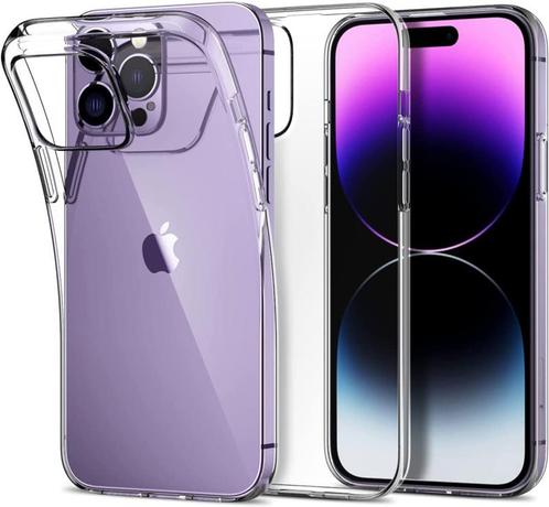 iPhone 14 Pro Premium Soft TPU Hoesje Transparant, Telecommunicatie, Mobiele telefoons | Hoesjes en Frontjes | Apple iPhone, Nieuw