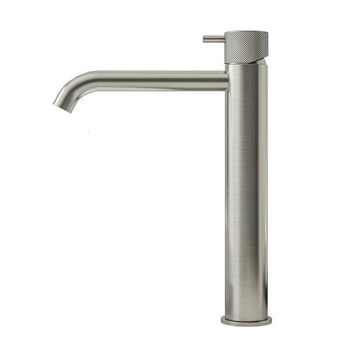 Wastafelmengkraan Hotbath Cobber X 28.6 cm Geborsteld Nikkel, Doe-het-zelf en Verbouw, Sanitair, Kraan, Nieuw, Chroom, Ophalen of Verzenden