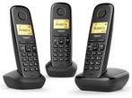 Gigaset A270 - Trio DECT telefoon - 3 handsets - Zwart (3, Telecommunicatie, Vaste telefoons | Handsets en Draadloos, Verzenden