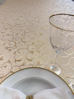 Luxe Venetiaanse San Leucio lichtgouden ramen - Tafelkleed -, Antiek en Kunst, Antiek | Kleden en Textiel