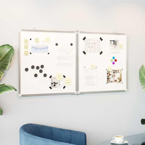 vidaXL Whiteboard magnetisch inklapbaar 120x60x1,7 cm, Zakelijke goederen, Kantoor en Winkelinrichting | Kantoorartikelen, Verzenden