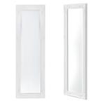 Wandspiegel Livorno met barok lijst 132x42x3,5 cm wit