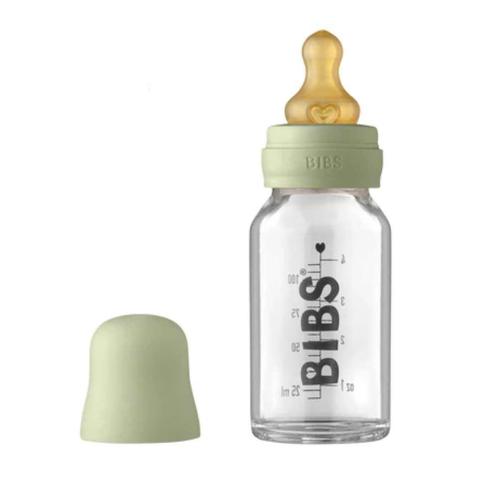 BIBS Babyfles Glas Sage - 110ml, Sieraden, Tassen en Uiterlijk, Uiterlijk | Haarverzorging, Overige typen, Nieuw, Ophalen of Verzenden