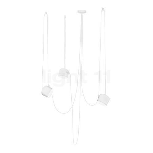 Flos Aim Small Sospensione LED 3-lichts, wit (Hanglampen), Huis en Inrichting, Lampen | Hanglampen, Nieuw, Verzenden