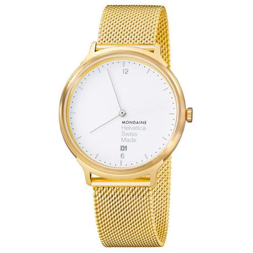 Mondaine Helvetica Light Horloge 38 mm, Sieraden, Tassen en Uiterlijk, Horloges | Dames, Verzenden