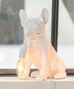 Lamp - resin - Franse Bulldog Tafellamp, Antiek en Kunst