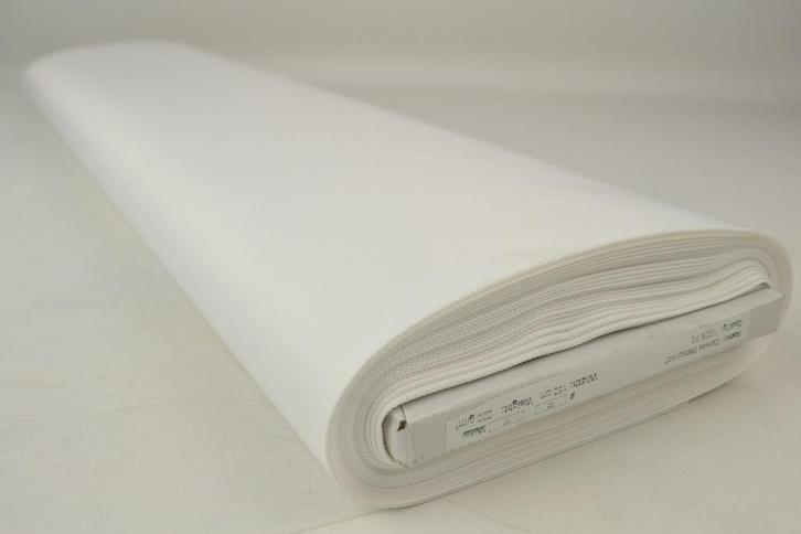 Ecru waterafstotende canvas stof  - 10 of 50 meter rol, Hobby en Vrije tijd, Stoffen en Lappen, 120 cm of meer, 200 cm of meer