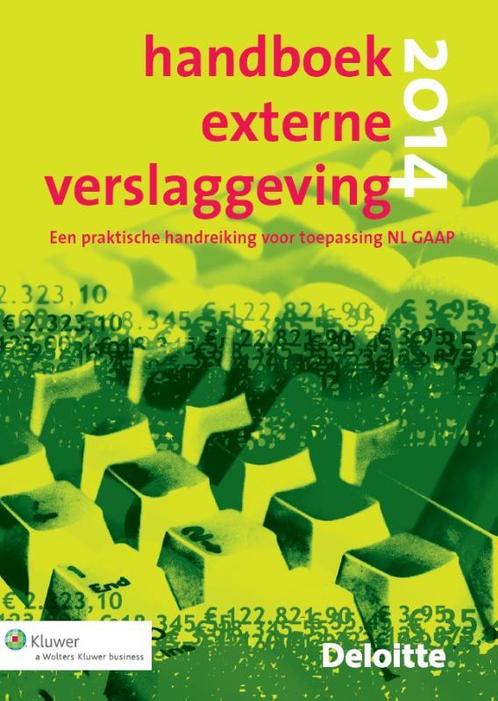 Handboek externe verslaggeving 2014 9789013119879, Boeken, Economie, Management en Marketing, Gelezen, Verzenden