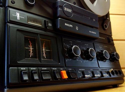 Philips - N 4504 Reel-to-reel deck 18 cm, Audio, Tv en Foto, Radio's