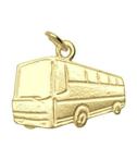 Gouden Autobus ketting hanger