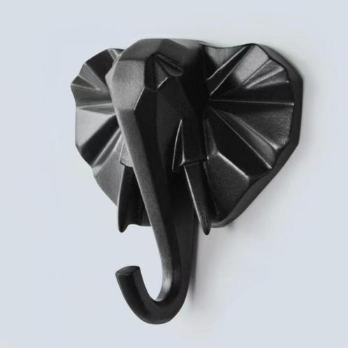 Kapstokhaak Olifant Zwart, Huis en Inrichting, Woonaccessoires | Kapstokken, Verzenden