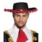 Spaanse matador hoed met bolletjes - Feesthoeden overig, Nieuw, Ophalen of Verzenden