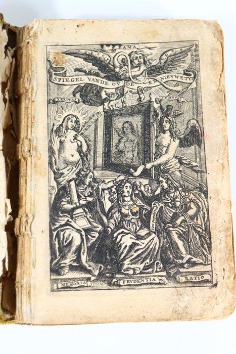 Jacob Cats (1577–1660) - Spiegel van den Ouden en Nieuwen, Antiek en Kunst, Antiek | Boeken en Bijbels