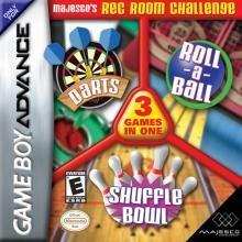 Majescos Rec Room Challenge 3 Games in One DartsRoll-a-Ball, Spelcomputers en Games, Games | Nintendo Game Boy, Gebruikt, Ophalen of Verzenden