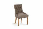 Stoel - - Fancy Design - Comfortabel - Taupe, Huis en Inrichting, Stoelen, Ophalen of Verzenden, Nieuw, Stof, Modern