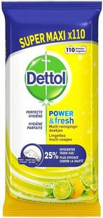 DETTOL POWER & FRESH CITROEN & LIMOEN MULTI-REINIGINGSDOEK.., Diversen, Verzenden, Nieuw