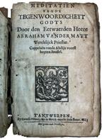 Abraham Vander Matt - Meditatien vande Tegenwoordicheyt