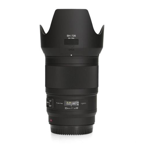 Tokina Opera 50mm F1.4 FF - Canon EF, Audio, Tv en Foto, Fotografie | Lenzen en Objectieven, Zo goed als nieuw, Ophalen of Verzenden