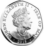 Isle of Man. 50 Pence 2018  The Coronation Oath  Silver, Postzegels en Munten, Munten | Europa | Niet-Euromunten