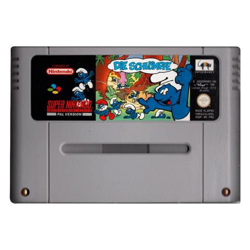 SNES The Smurfs (Losse cassette), Spelcomputers en Games, Games | Nintendo Super NES, Zo goed als nieuw, Verzenden