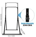 Pull Up Bar Station Verstelbaar tot 200kg Thuisfitness, Verzenden, Nieuw