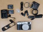 Fuji Fujifilm X100V silver with prime lens 35mm f 2 &, Audio, Tv en Foto, Fotocamera's Digitaal, Nieuw