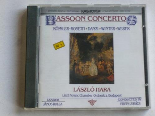 Bassoon Concertos - Laszlo Hara, Ervin Lukacs, Cd's en Dvd's, Cd's | Klassiek, Verzenden