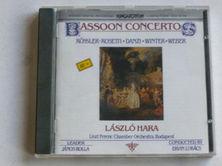 Bassoon Concertos - Laszlo Hara, Ervin Lukacs, Cd's en Dvd's, Cd's | Klassiek, Zo goed als nieuw, Verzenden