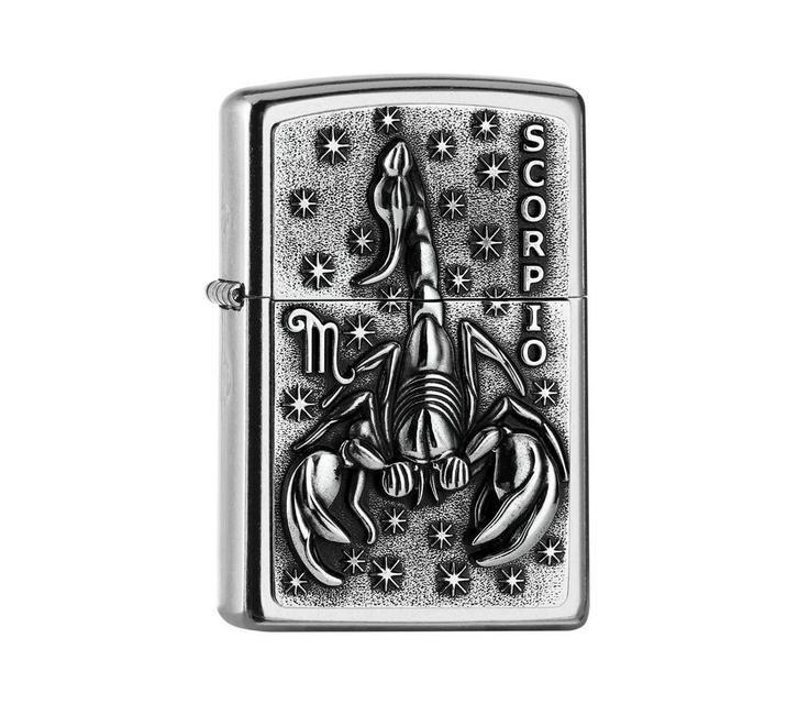 Zippo Zodiac Scorpio, Verzamelen, Rookartikelen, Aanstekers en Luciferdoosjes, Aansteker, Verzenden