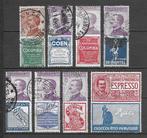 Koninkrijk Italië - Reclamezegels, 8 waarden. - Sassone n.9,, Gestempeld