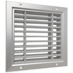 Brandwerend lamellenrooster 200 x 200mm, Doe-het-zelf en Verbouw, Ventilatie en Afzuiging, Verzenden, Nieuw