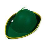 Robin Hood hoed vilt groen, Nieuw, Feestartikel, Verzenden