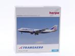 Schaal 1:500 Herpa 515221 Transaero - Boeing 747-200 Reg...., Ophalen of Verzenden, Gebruikt