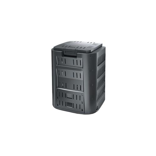 Practo Garden tuincomposter 220L - zwart, Tuin en Terras, Aarde en Mest, Verzenden