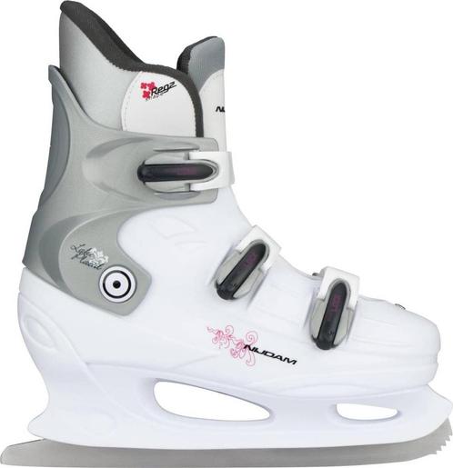 Nijdam Kunstschaats - Grace Glider - Hardboot - Wit/Zilver -, Sport en Fitness, Schaatsen, Nieuw, Nijdam, Ophalen of Verzenden