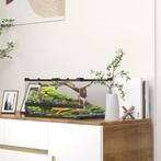TRUUSK Glazen Terrarium voor Reptielen - Verhoogde en Waterd, Dieren en Toebehoren