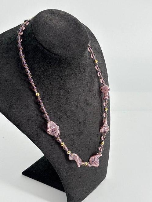 Murano-glas - Halsketting - ketting met Murano-parels, Antiek en Kunst, Kunst | Designobjecten