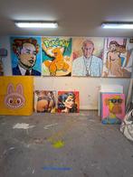 Dillon Boy (1979) - Wonder Woman Graffiti Girl Erotic Street, Antiek en Kunst, Kunst | Schilderijen | Modern
