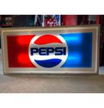 Pepsi Logo Groot Verlicht Reclamebord - 183 x 90cm, Verzamelen, Merken en Reclamevoorwerpen, Ophalen, Gebruikt