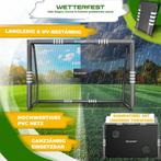 Voetbaldoel - Stalen Frame - 180x120 cm - Antraciet - KESSER, Sport en Fitness, Voetbal, Verzenden, Zo goed als nieuw