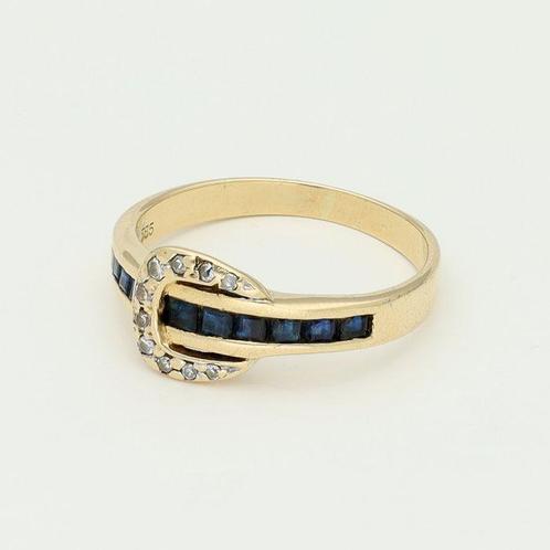 Zonder Minimumprijs - Ring - 14 karaat Geel goud Diamant, Sieraden, Tassen en Uiterlijk, Ringen